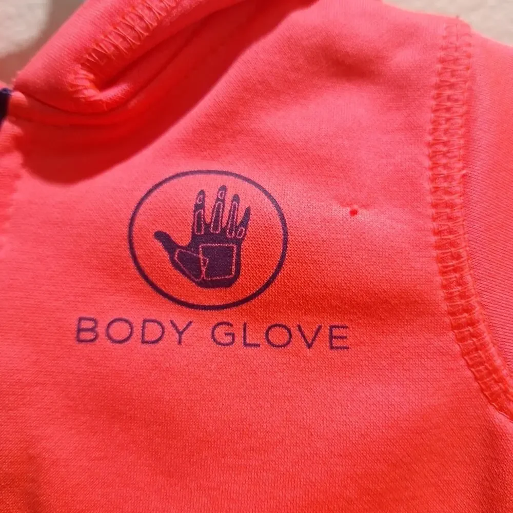 Body Glove Jacket 3/6M Hoodie Long Sleeve Fleece Hot Pink Zip up Jacket